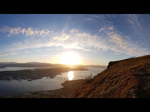 The Midnight Sun ☀️ #midnightsun #phenomenon #eye #midnight #day #night #tromsø #norway #🇳🇴