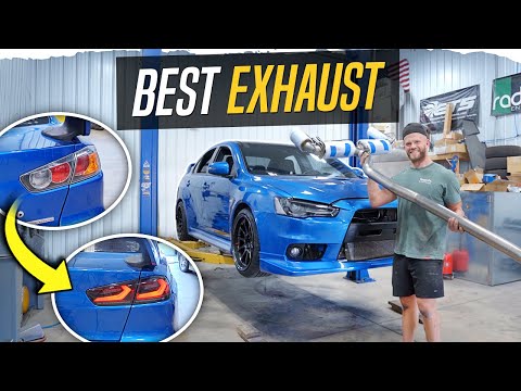 The Best Evo X Exhaust Install (ETS V3)