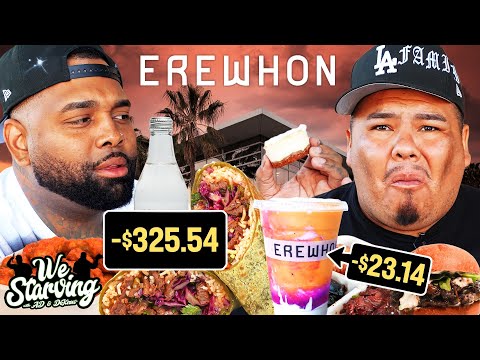 Eating At The MOST EXPENSIVE Grocery Store In LA | We Starving