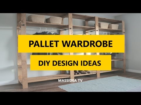 50+ Best Pallet Wardrobe DIY Design Ideas 2017