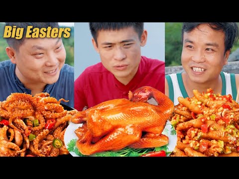 Eating colorful chicken butts?| TikTok Video|Eating Spicy Food and Funny Pranks| Funny Mukbang