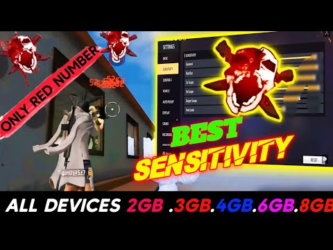 Free Fire Headshot Sensitivity Setting 2024 | 2GB, 4GB, 6GB RAM Devices#freefire #sensistivity