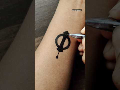 The Khanda beautiful tattoo idea......#tattoo #asmr #khanda #panjabi #shorts #tik tok