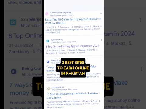 3 best online earning sites🔥 - Online earning in pakistan | How to earn money online #shorts