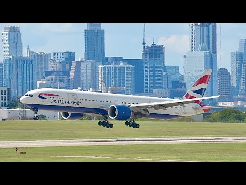 40+ Minutes of Plane Spotting at Austin International Airport!