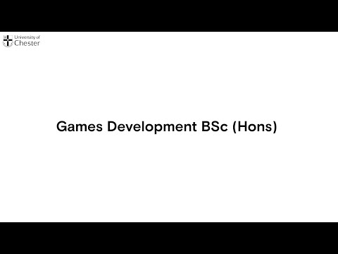 Games Development at the University of Chester