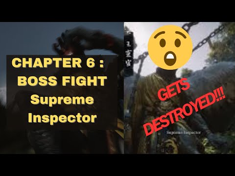 Black Myth Wukong - Chapter 6 BOSS FIGHT -  Supreme Inspector - Most Intense Fight Yet!