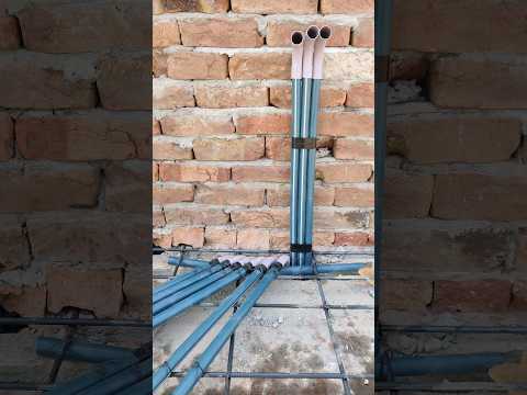 Electric pipes fitting in lenter before roof concreting #youtubeshorts #shorts