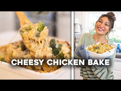 Only 5 Ingredients! Cheesy Chicken Casserole | Quick Low Carb Meal Idea