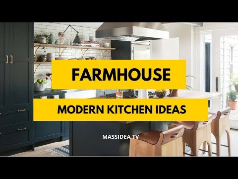 65+ Beautiful Modern Farmhouse Kitchen Ideas