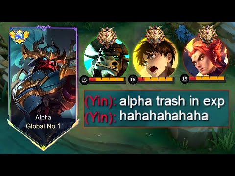 GLOBAL ALPHA GUIDE TO BEAT META HERO IN EXP LANE! (BEST DAMAGE BUILD 2024)