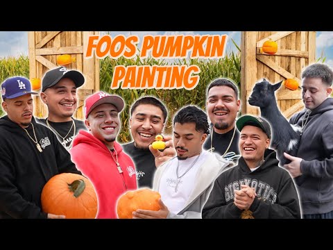 FOOS PUMPKIN PAINTING !!