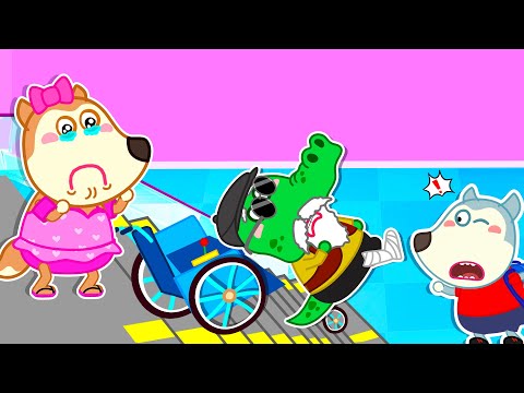 No No It's Dangerous! - Lycan Learns Elevator & Escalator Safety Tips 🐺 Cartoons for Kids | LYCAN