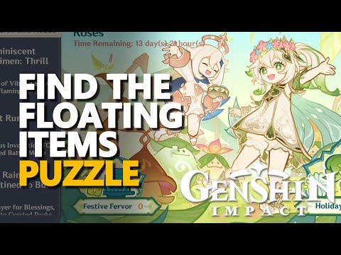 Find the floating items Genshin Impact