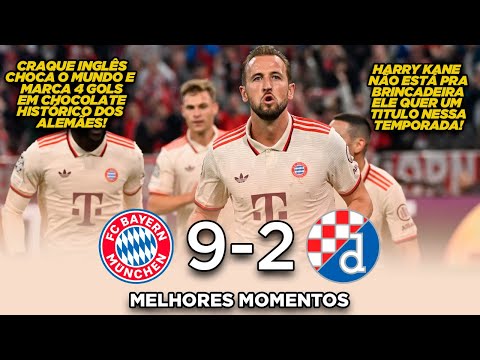 GOLEADA HISTÓRICA - Bayern de Munique x Dinamo Zagreb - Melhores momentos