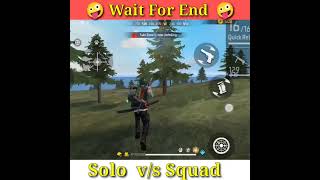 FREE FIRE  SOLO v/s SQUAD  #short_freefire_video #totalgaming #tacnogamer