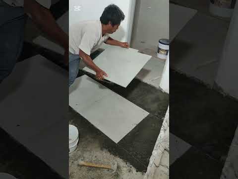 dry pack tile setting #tilesetter #aboutconstruction