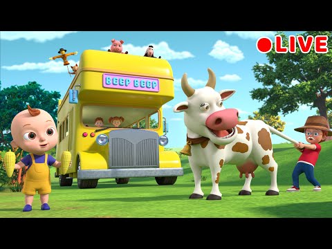 Wheels on the Bus (Animal Time) & MORE | Animal Songs for Kids | Beep Beep Nursery Rhymes