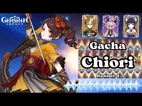 (Genshin Impact) I don't care about Arlecchino, Gacha Chiori Rate Off Pity 17 Let's Goooooo !! (F2p)