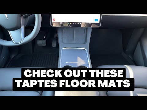 Check Out These TAPTES Floor Mats For My 2023 Tesla Model Y