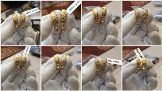 2024  Latest gold stud earrings designs with price//light weight gold stud earrings with price