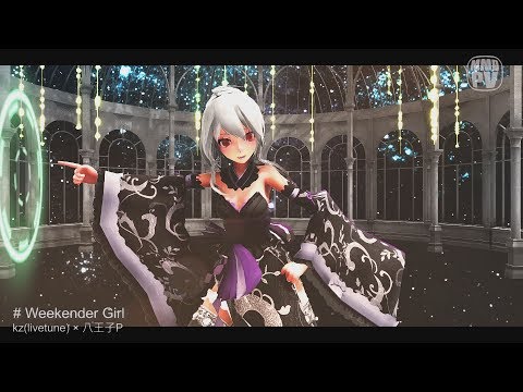 【MMD】Tda式改変弱音ハクで『Weekender Girl』