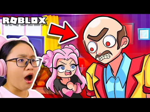 My Stepdad HATES Me?! | Roblox | Escape Evil Stepdad Obby