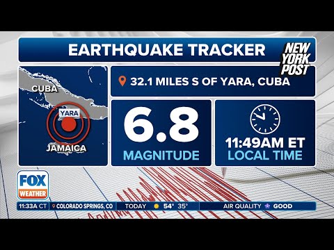 6.8 magnitude earthquake hits 32 miles from Cuba