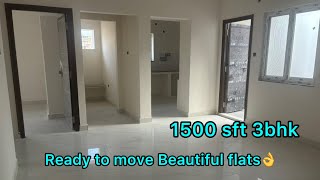 Beautiful 3bhk Flats for sale in Pragathi Nagar Simhapuri colony || Hyderabad || Ready to Move