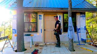 Cabin Crunch Time: The Door’s Finally In!