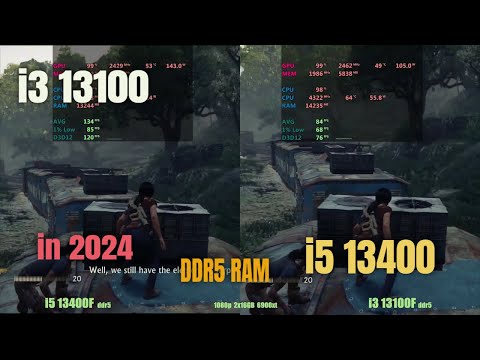 i3 13100F vs i5 13400F (DDR5 RAM)