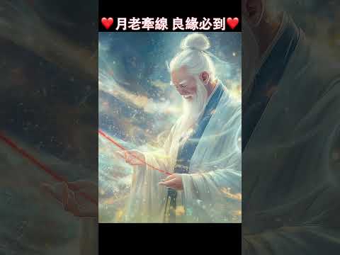 ❤️月老牽線 良緣必到❤️ 超級靈驗！催旺正緣「1分鐘試聽」月老為妳綁定期盼已久的正緣，加速正緣顯化到來，提升桃花運，長久穩定的好桃花，斬斷孽緣，吸引力法則，冥想顯化 Sub #love #冥想