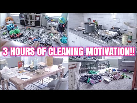 EXTREME 3 HOUR CLEANING MARATHON | SPEED CLEANING MOTIVATION 2024 | DECLUTTER, ORGANIZE + DEEP CLEAN