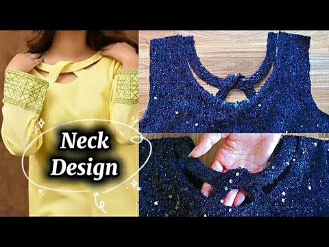 Latest Double Neck Design & Back Neck Cutting & Stitching in One Tutorial #neckdesign #fashion #diy