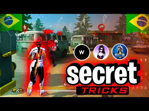 BRAZILIAN Players Secret Headshot Trick 🇧🇷 || Only Red Numbers In Free Fire🔥