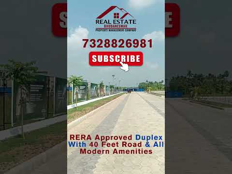 Booking Open RERA Approved Luxurious Duplex In Bhubaneswar With 40 Feet Road & All Modern Amenities