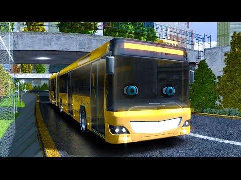 Wheels on the Bus Rhyme & More Vehicle Song for Kids