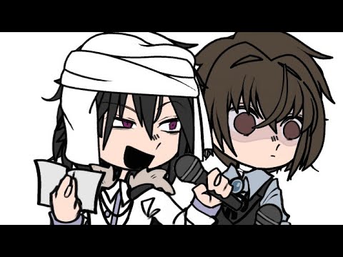 Fyodor singing in Japanese with Dazai