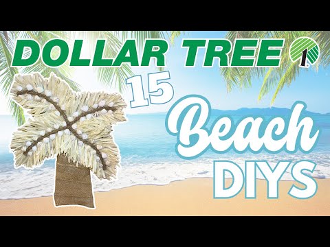 🌴 Ocean Love: 15 BEST Coastal Dollar Tree DIYS & Hacks! Beach Decor & Shore Living