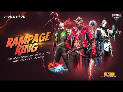 All Rampage Bundle Return Event Free Fire | New Event Free Fire Bangladesh Server | FF new event