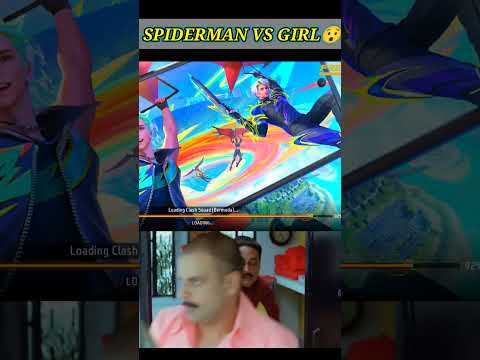 Spiderman Vs Ghamandi Ladki 😡 - Garena free fire Max #shorts #freefire