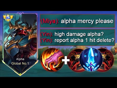 ALPHA JUNGLE IN SOLO RANKED GAME!!? MY LAST MATCH BEFORE MYTHICAL GLORY - Mobile Legends