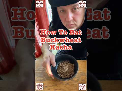 How To Eat Buckwheat Kasha #crazyrussiandad #buckwheat #kasha #russia #russian #russianfood #ussr