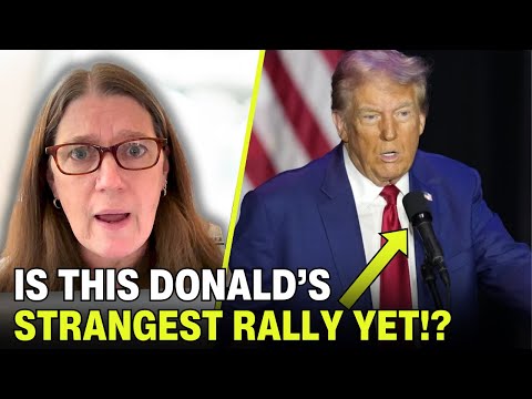 Donald Trump is ABSOLUTELY LOSING IT with INSECURE rants at DESERTED  rally.