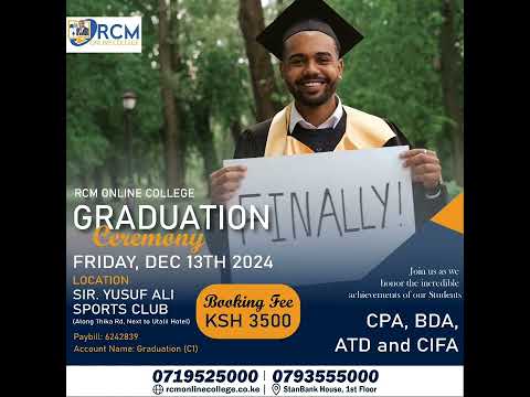 RCM GRADUATION CEREMONY-CPA KENYA