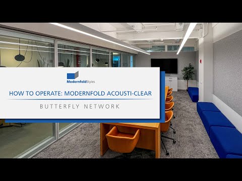 How to Operate Modernfold Acousti-Clear | Butterfly Network