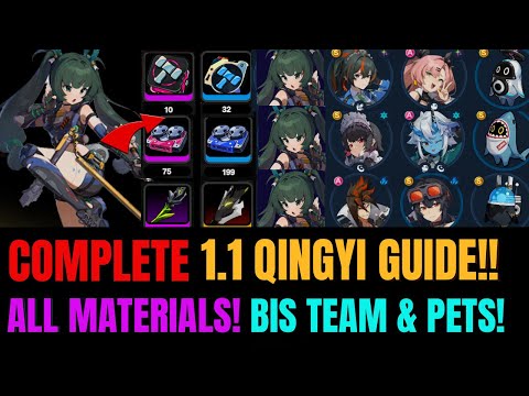 COMPLETE QingYi Preparation Guide! 1-60 Leveling Materials + BIS Weapon, Teams & Pets!!