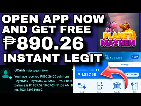 GET FREE ₱980.26 GCASH NOW! PLANET MAYHEM APP REVIEW | LEGIT EARNING APP GCASH