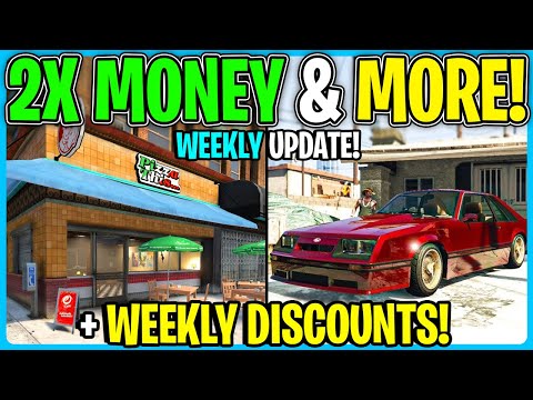 GTA Online WEEKLY UPDATE 2X Money & More!