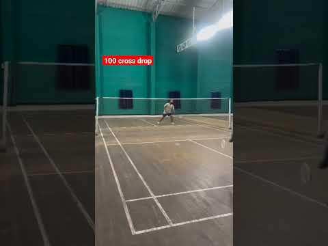 100 cross drop#badminton #ytshorts #subscribe